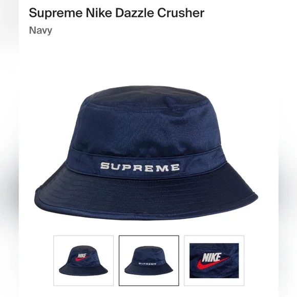 supreme × nike Dazzle crusher Supreme Nike Dazzle Crusher Black S/M in Hand | eBay